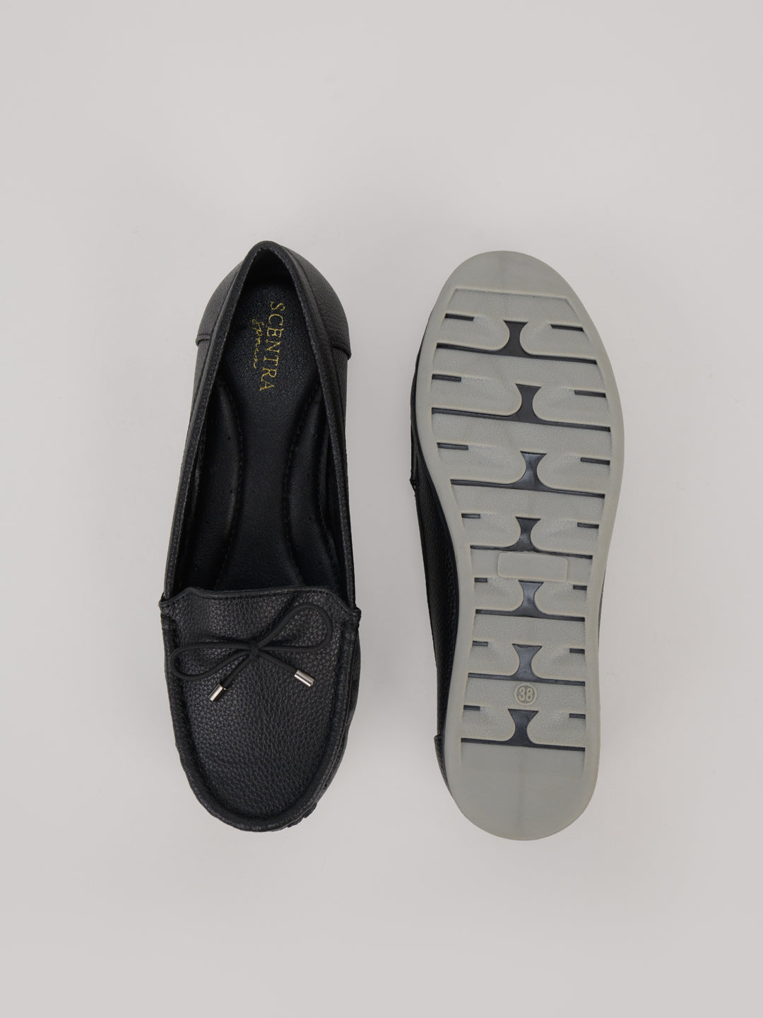 Aveline Bow-Detail Moccasin Loafers