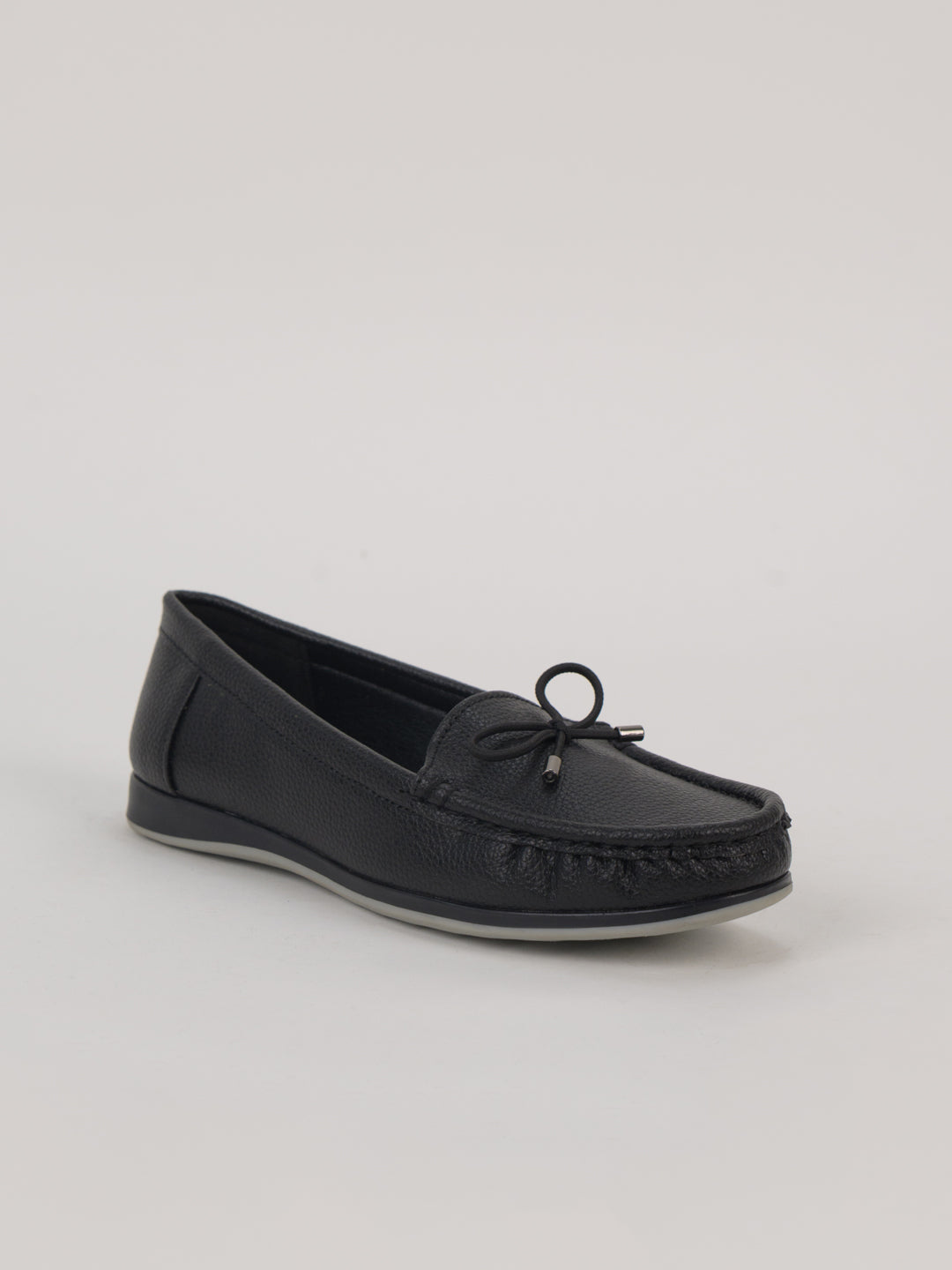 Aveline Bow-Detail Moccasin Loafers