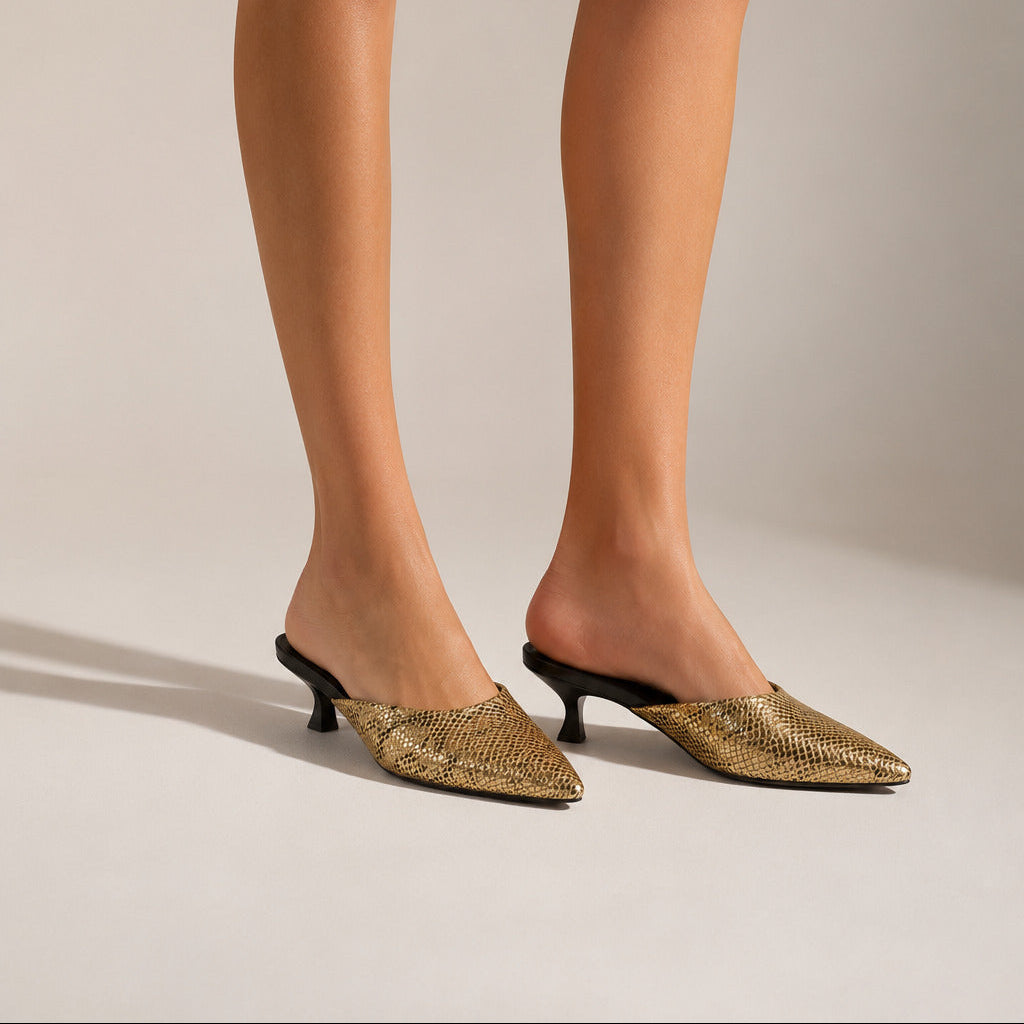 Viper Chic Mule Heels