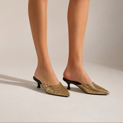 Viper Chic Mule Heels