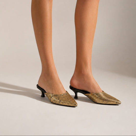 Viper Chic Mule Heels