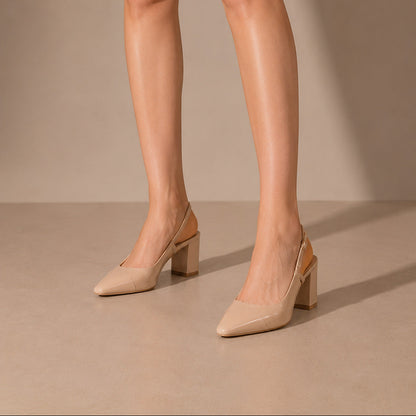Scentra Spain Elara Block Heel Pumps