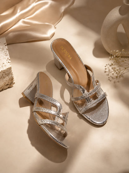 Aurelia Strappy Block Heels
