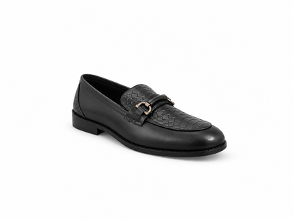 Royale Croc-Embossed Horsebit Loafers