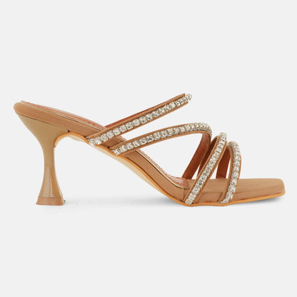 Maya Swarovski Strap Heels