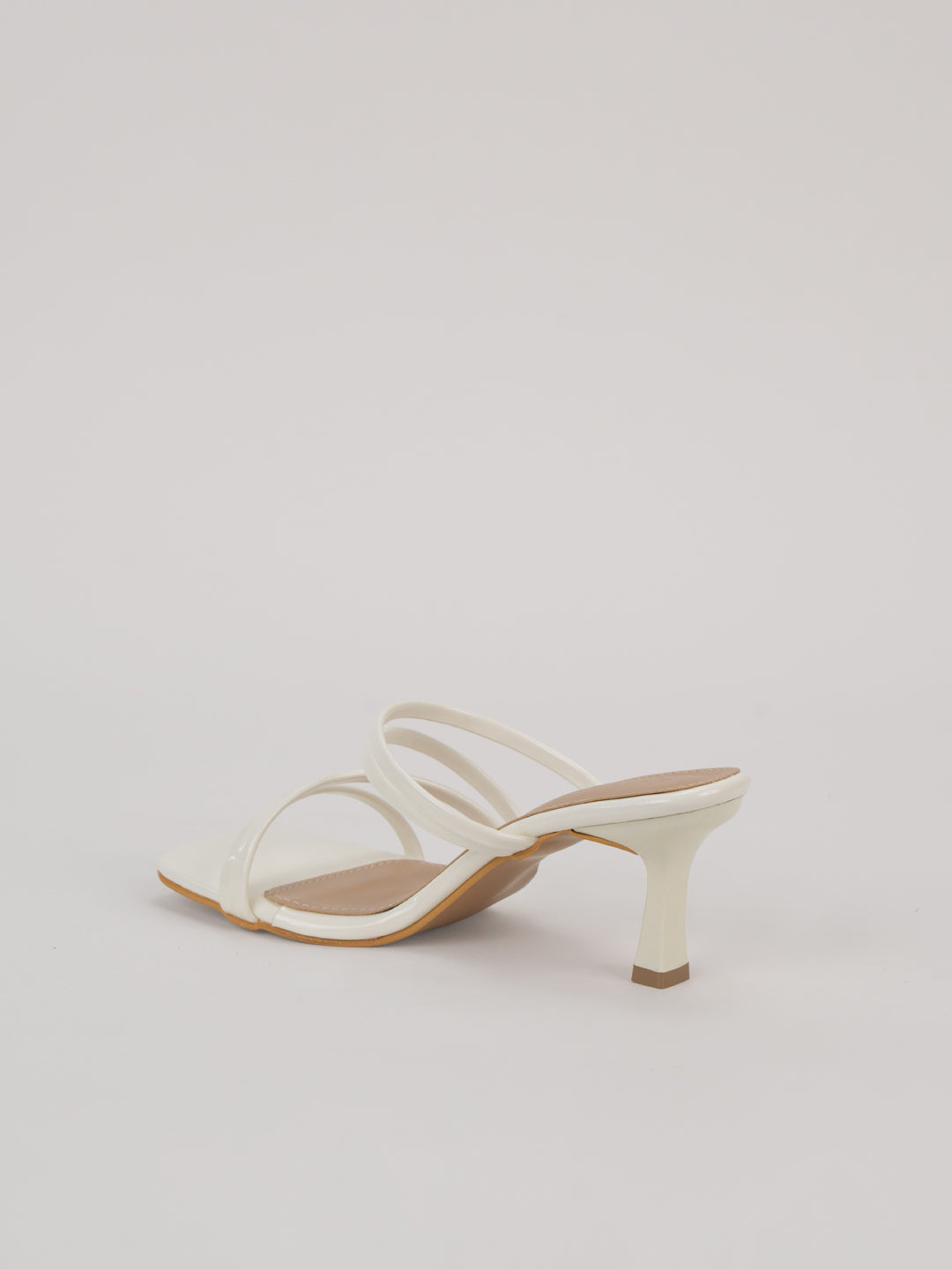 Scentra Spain Noir Luxe Multi-Strap Mule Heels