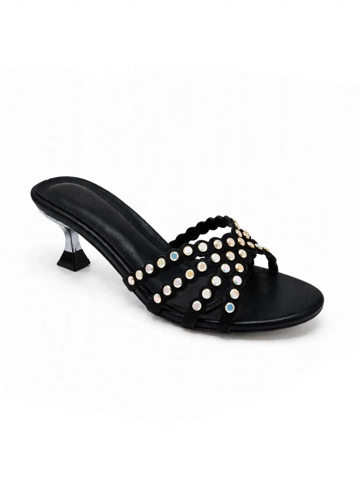 Seraphine Pearl Kitten Heel Mules