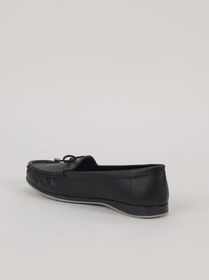 Aveline Bow-Detail Moccasin Loafers