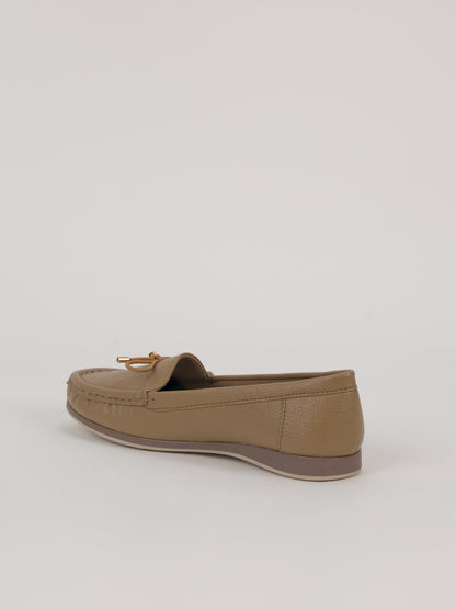 Aveline Bow-Detail Moccasin Loafers