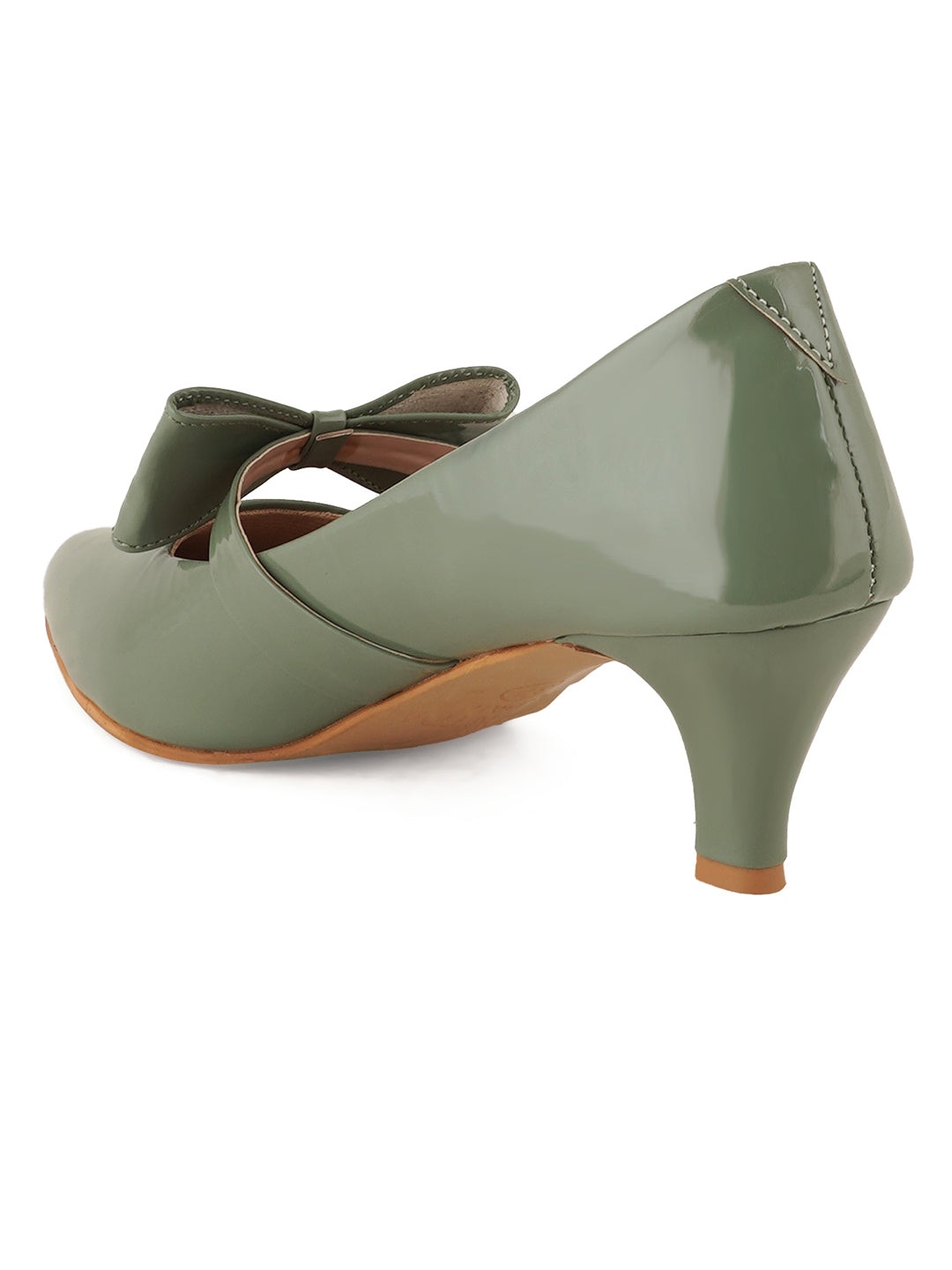 Conie Solid Pumps With Bow