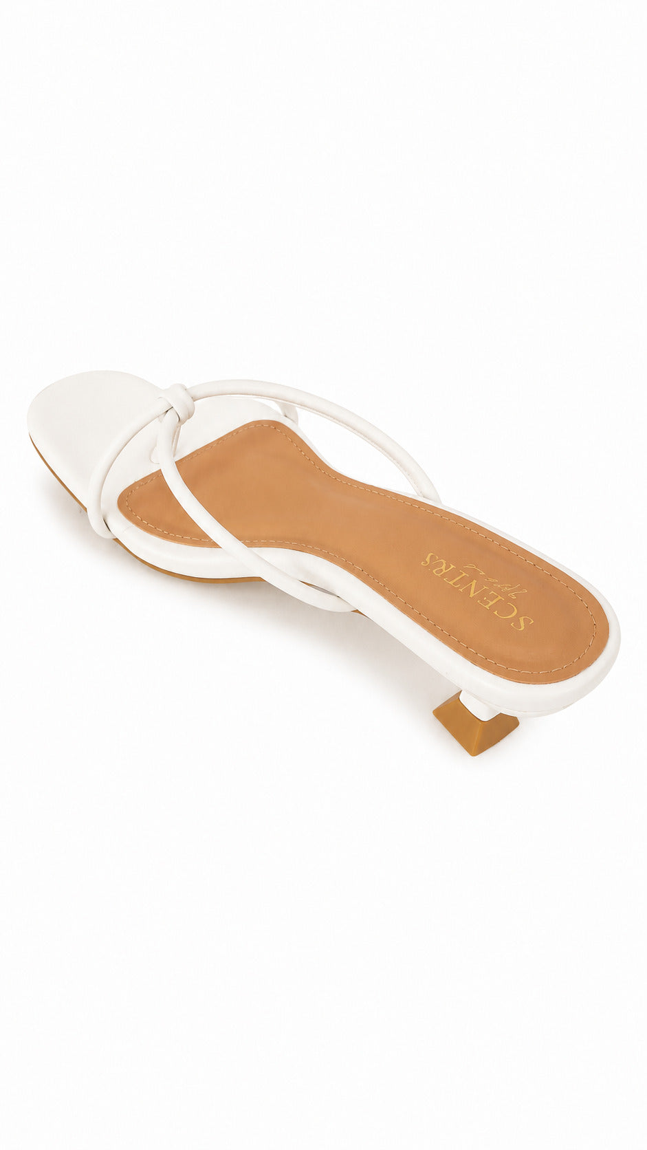 Ivory Twist Kitten Heels