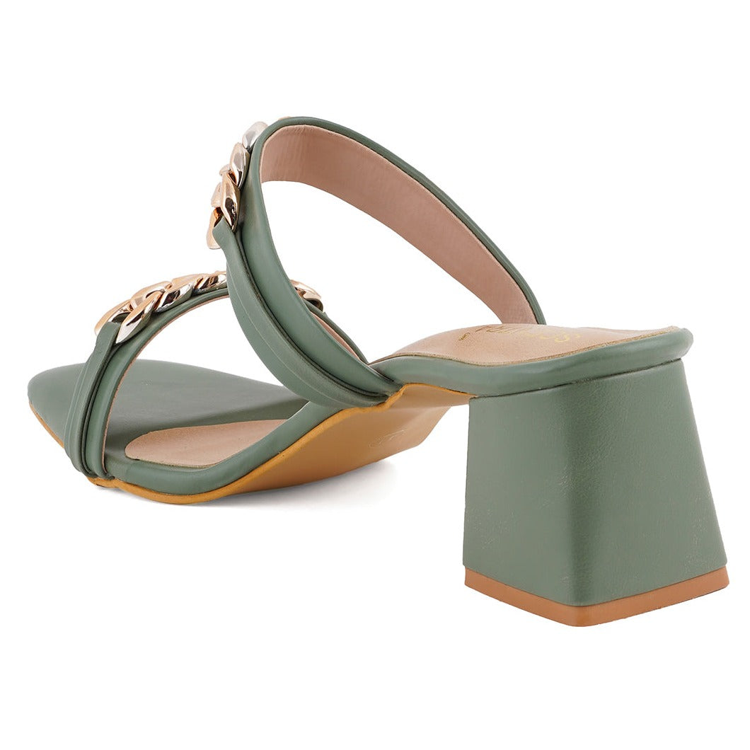 Lori Buckle Mules