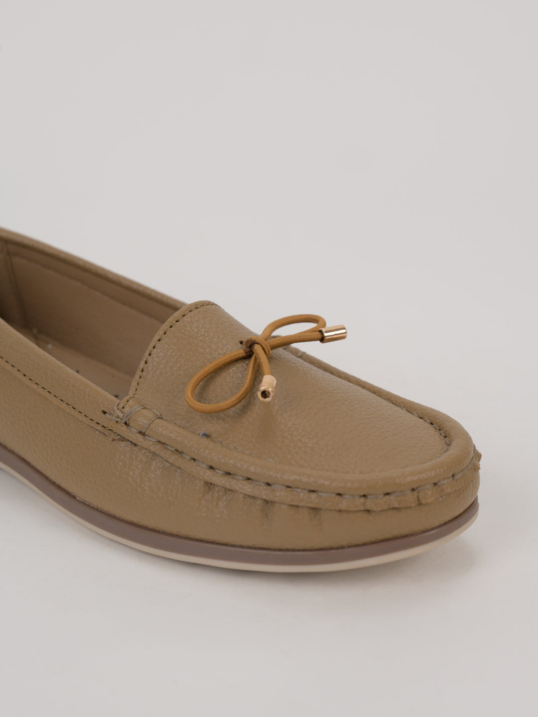 Aveline Bow-Detail Moccasin Loafers