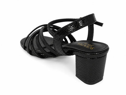Scentra Spain Stella Festive Block Heel Sandals