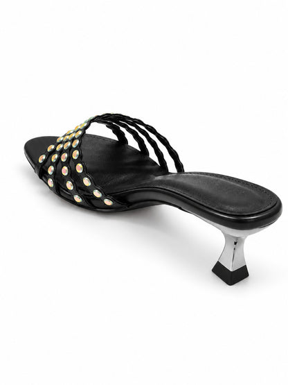 Seraphine Pearl Kitten Heel Mules