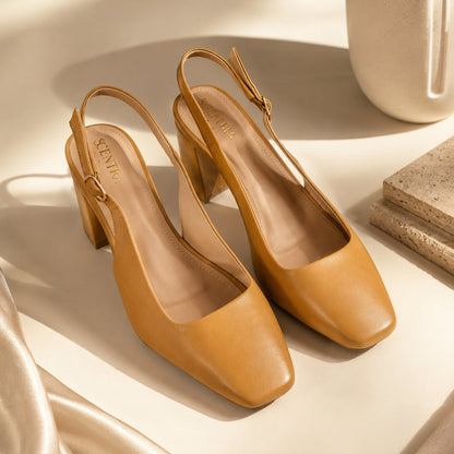 Scentra Spain Caramel Grace Pumps