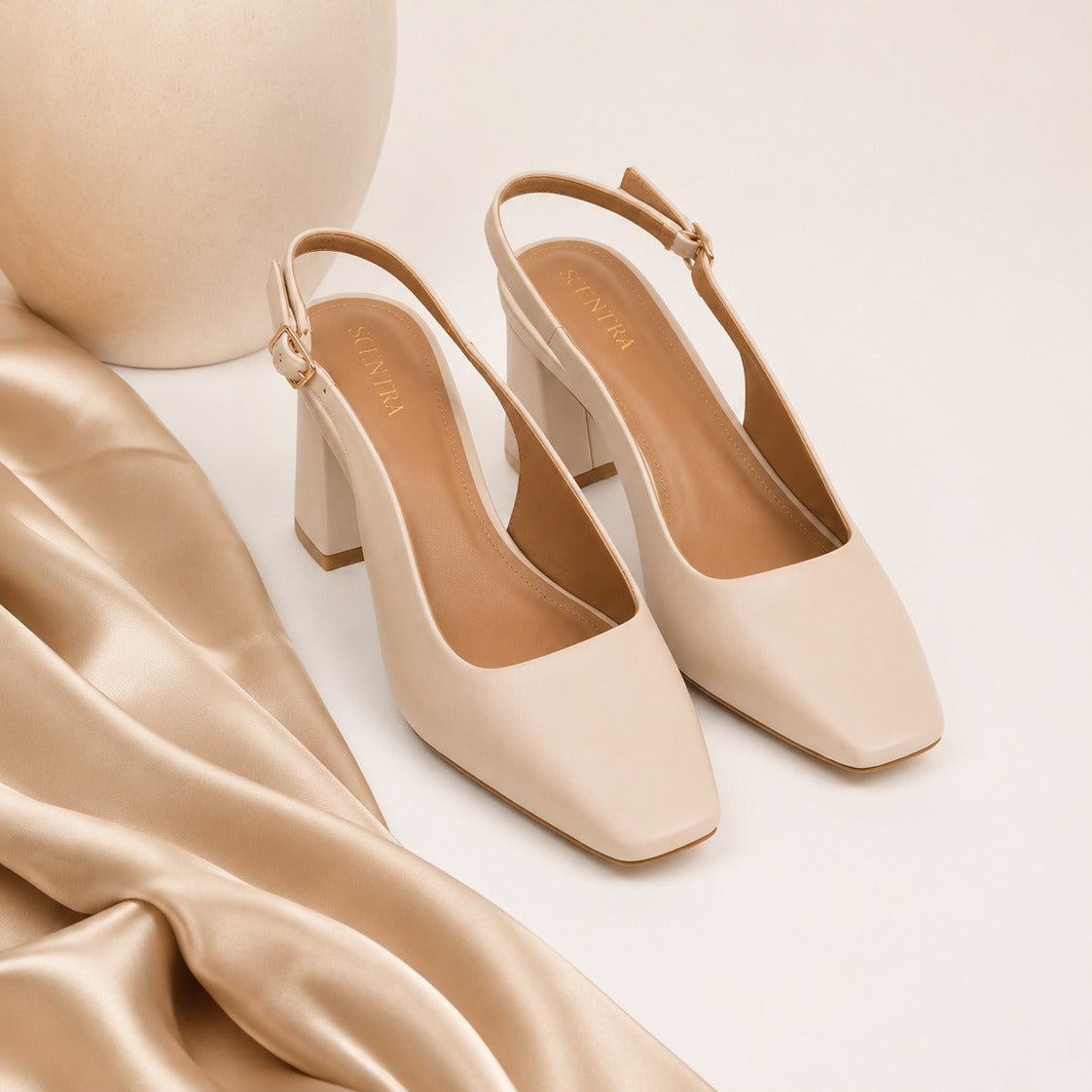 Scentra Spain Caramel Grace Pumps