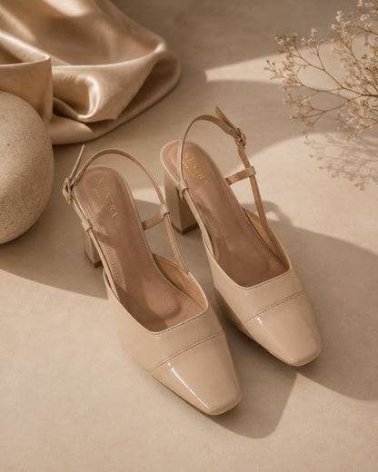 Scentra Spain Elara Block Heel Pumps