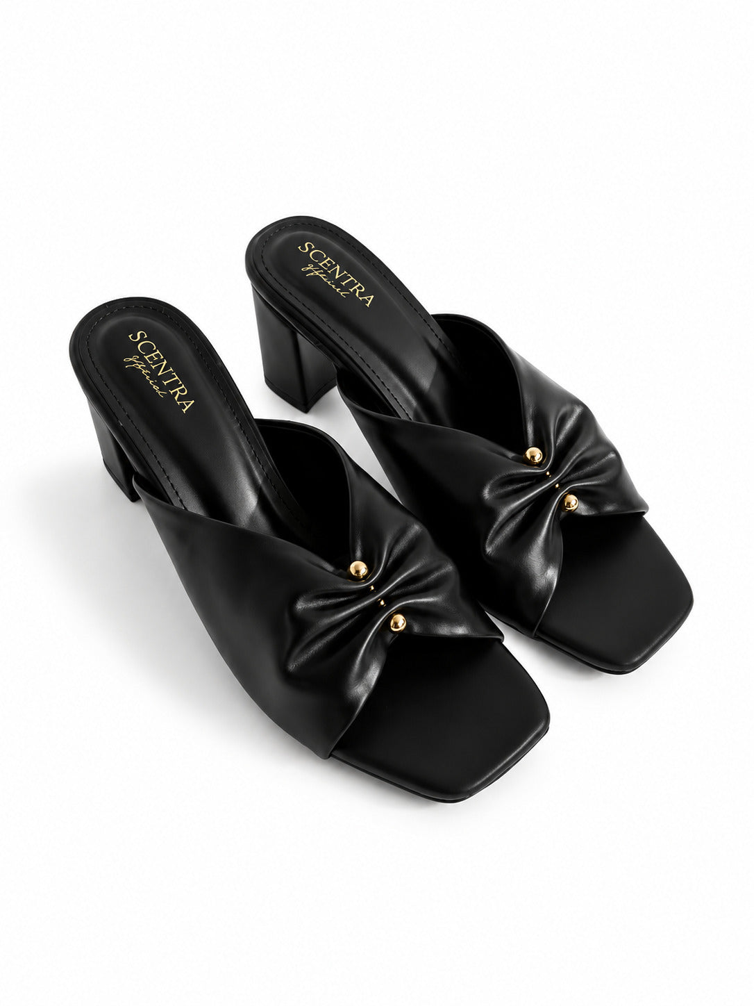 Eclipse Bow Mule Heels