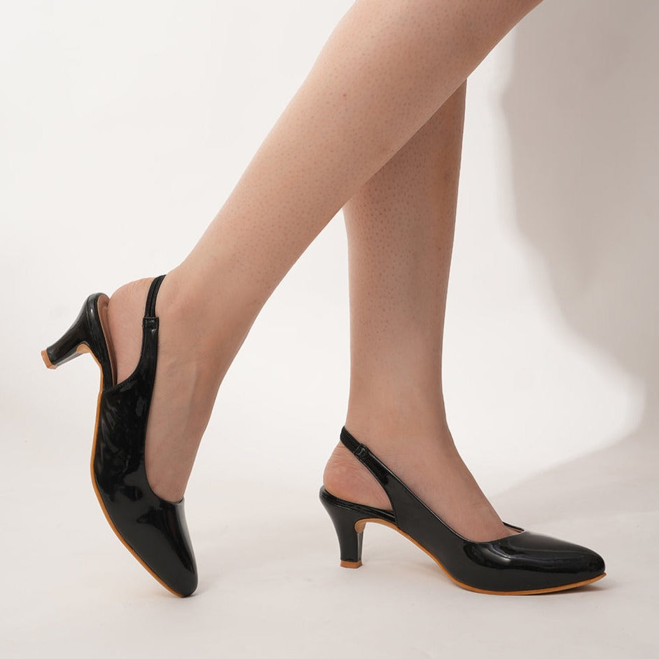 Linda Kitten Heel Pumps