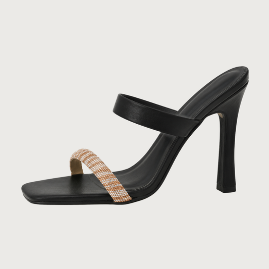 Evelyn Two Strap Heels