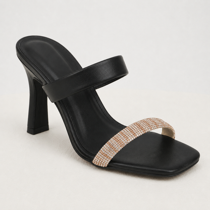 Evelyn Two Strap Heels