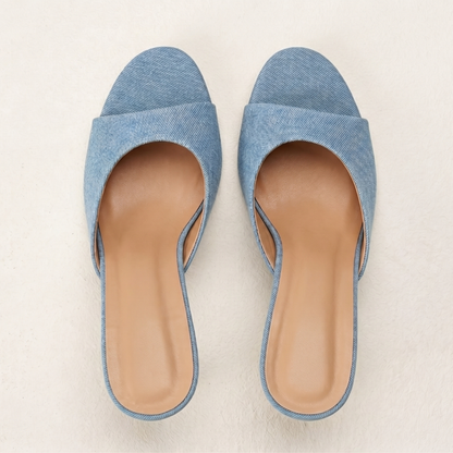 Alana Denim Heels