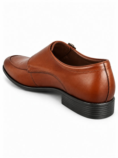 Textured Double Monk Strap Apron-Toe
