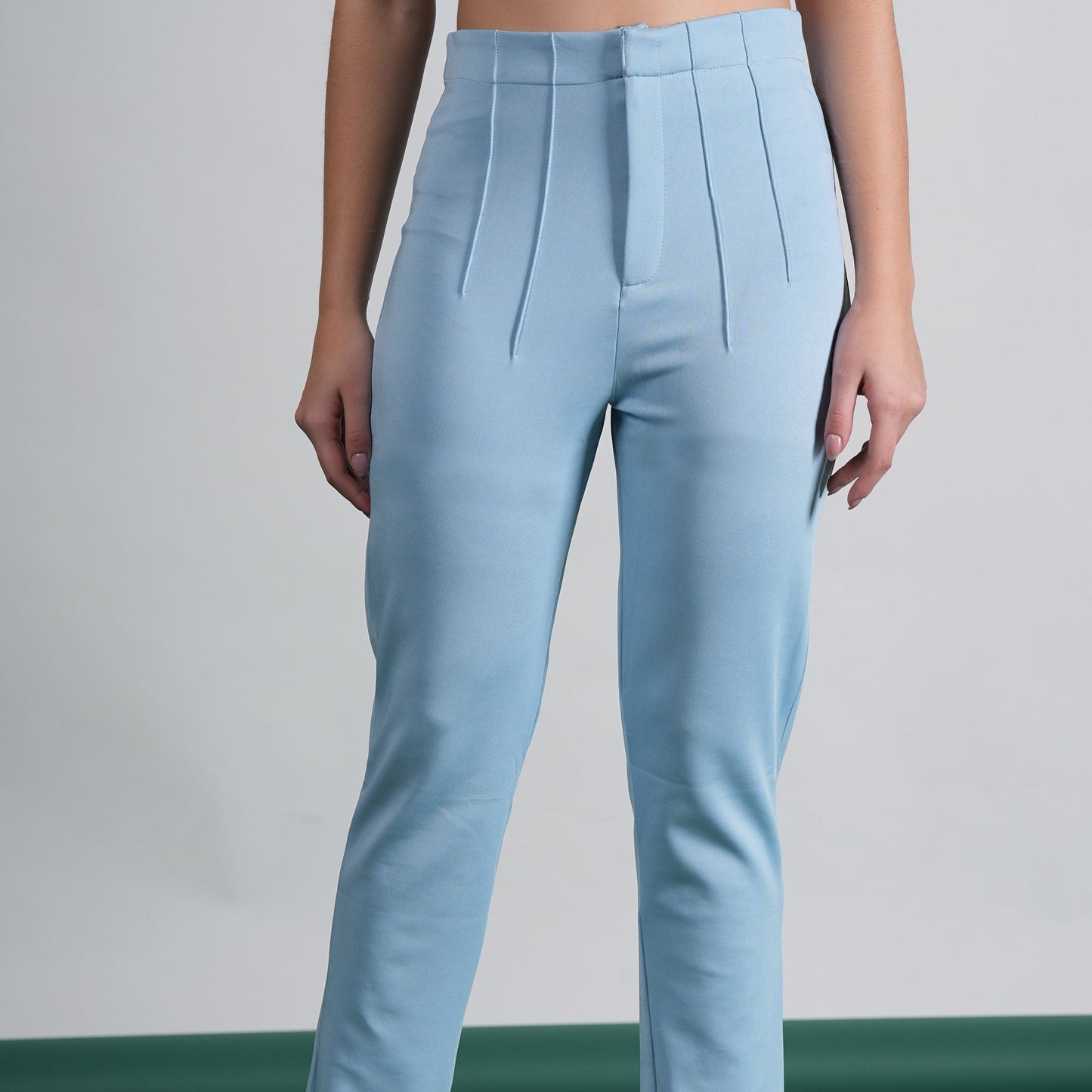 High Waist Fitted Trousers