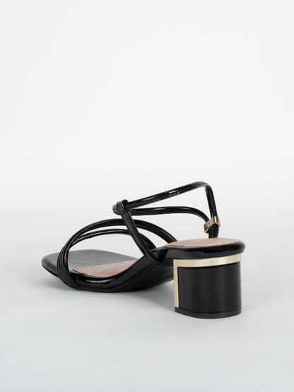 Scentra Spain Noir Elegance Block Heels