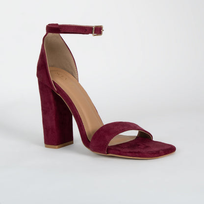 Noir Elegance Ankle Strap Sandal