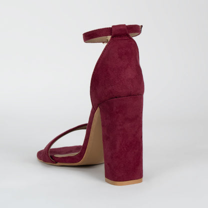 Noir Elegance Ankle Strap Sandal