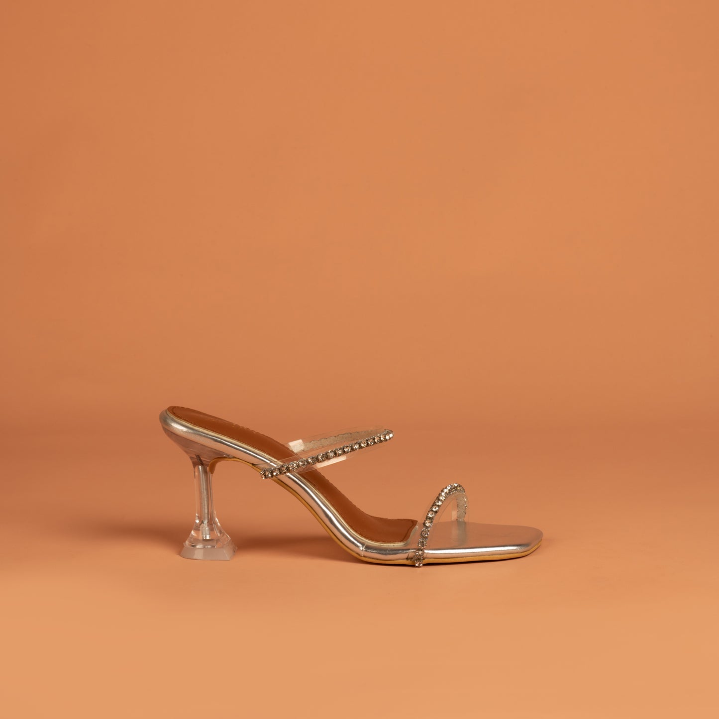 Natalie Swarovski Strap Heels