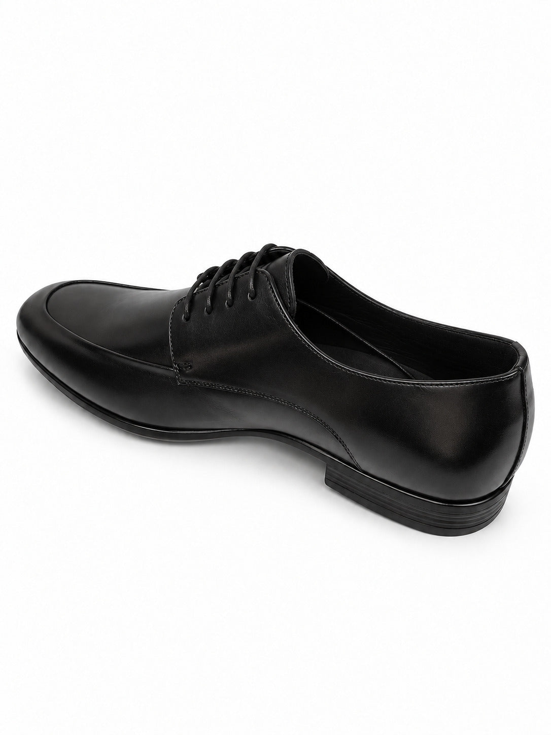 Apron-Toe Lace-Up Derby Shoes