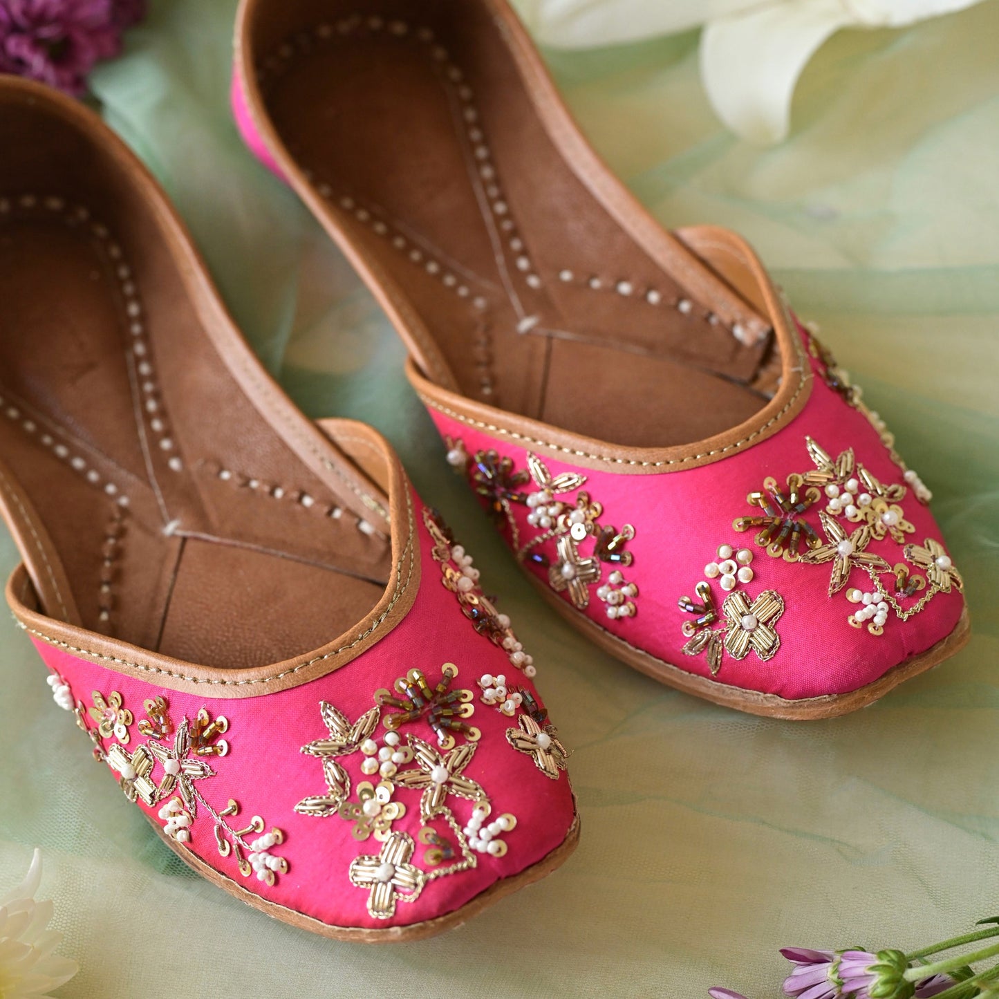 Dina Embellished Juttis