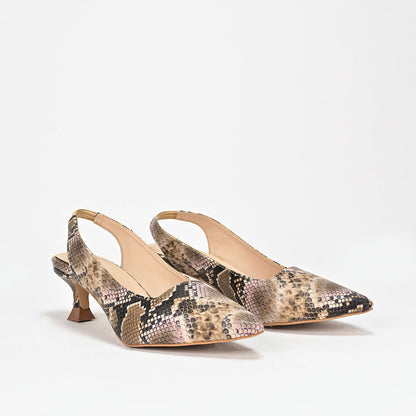 Amber Kitten Heel Pumps