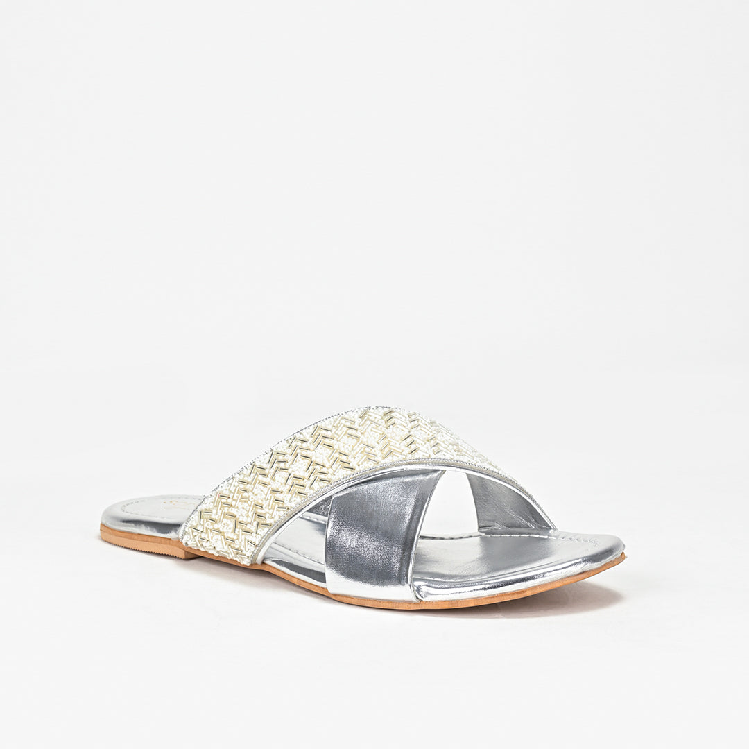 Amara Cross Strap Slides