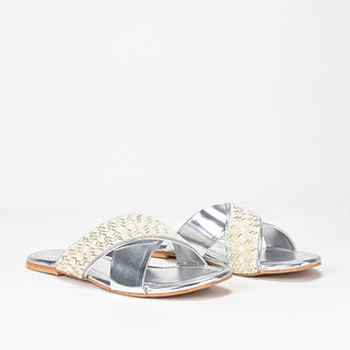 Amara Cross Strap Slides