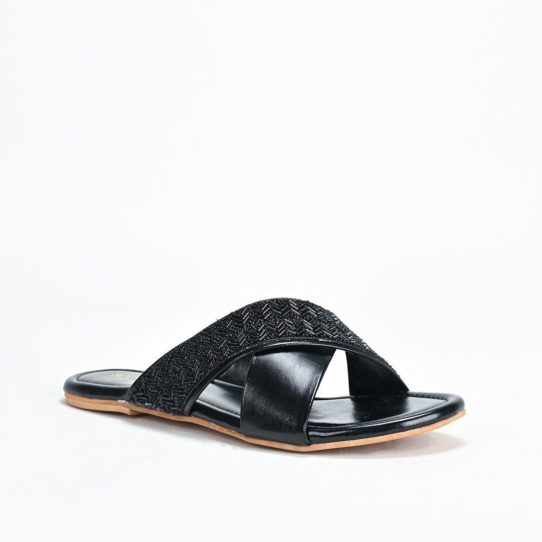 Amara Cross Strap Slides