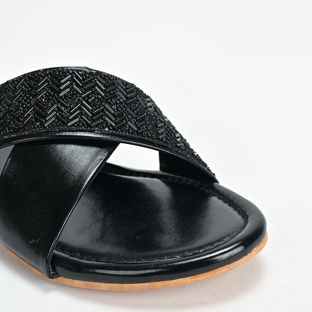 Amara Cross Strap Slides