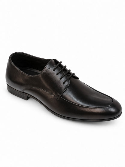 Apron-Toe Lace-Up Derby Shoes