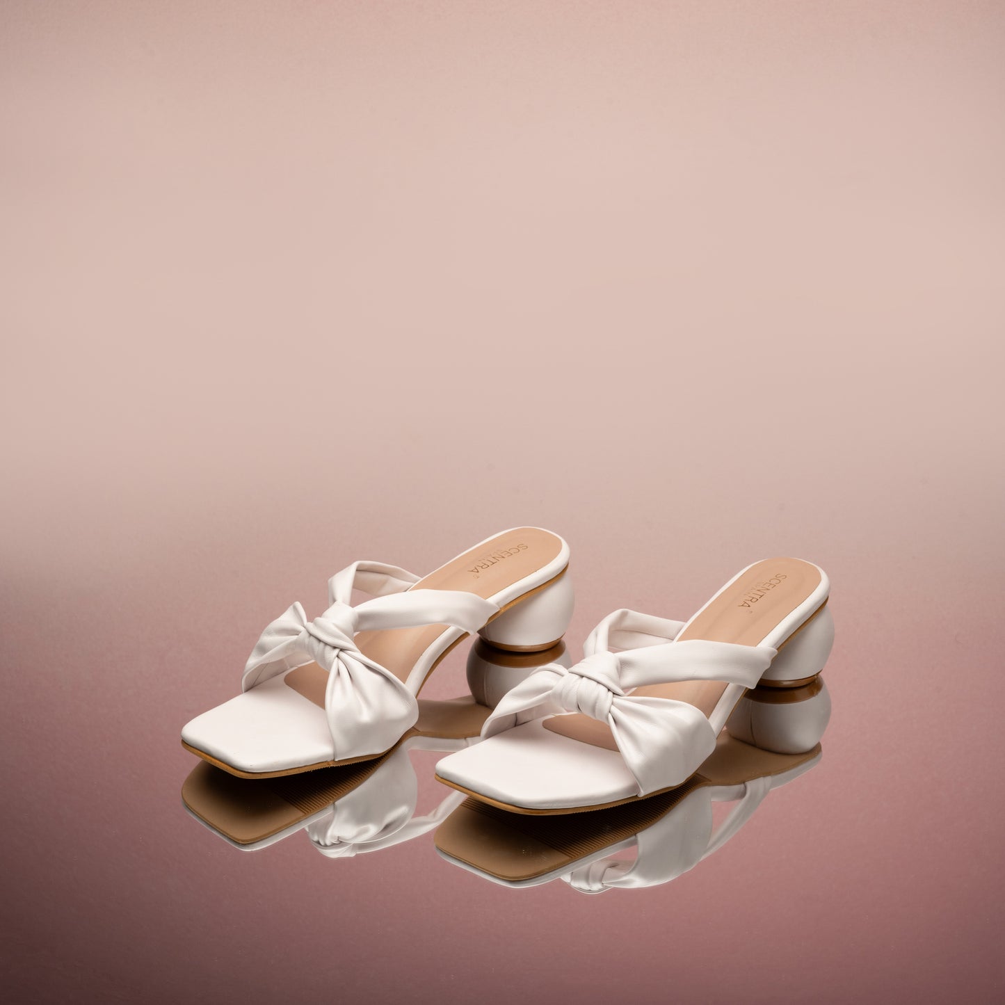 Bruce Solid Sandal With Bow