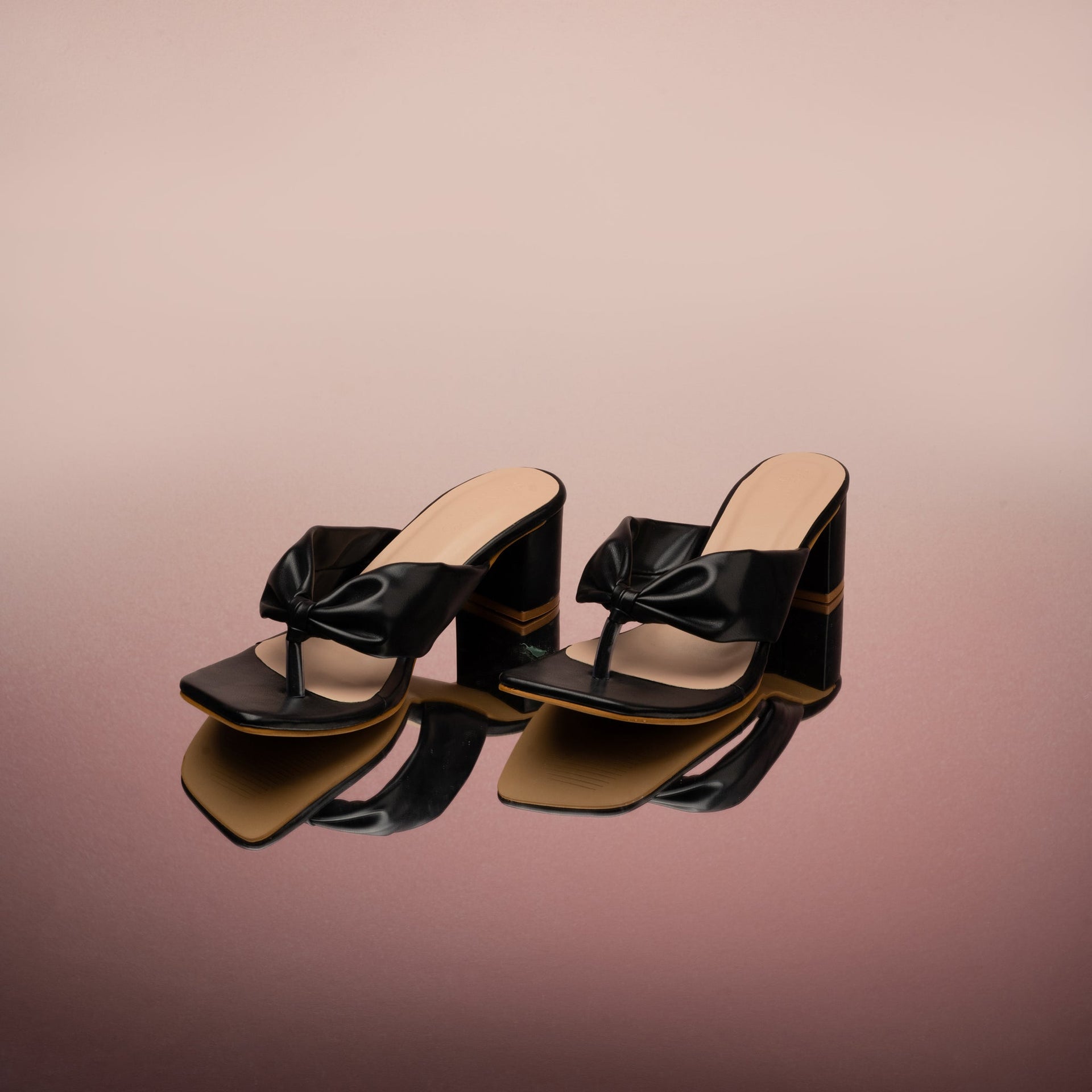 Serena Block Heel Sandals 36 Black