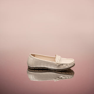 Julia Textured Loafers