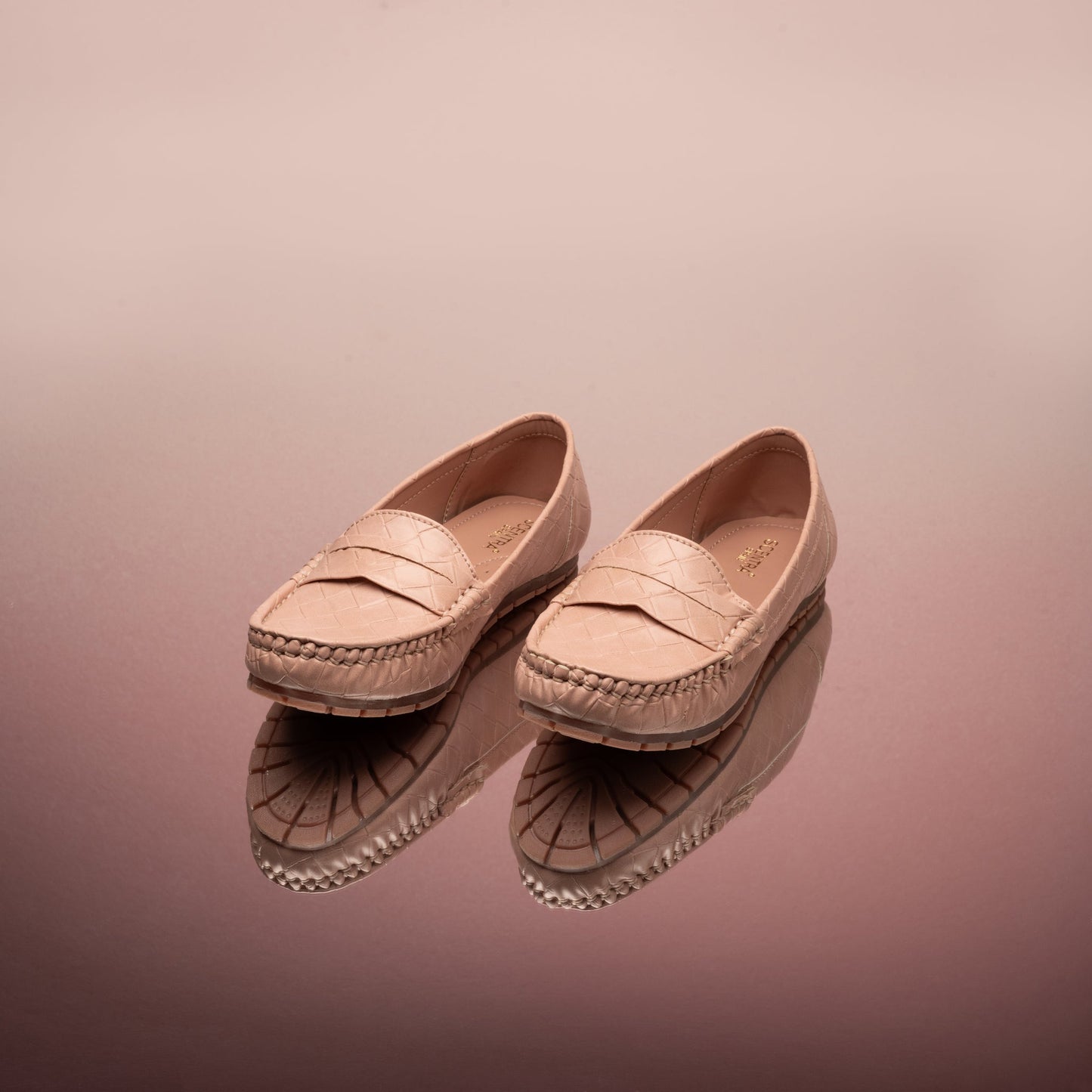 Gloria Textured Loafers