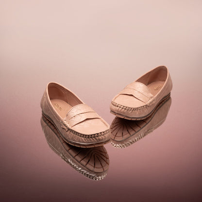 Gloria Textured Loafers