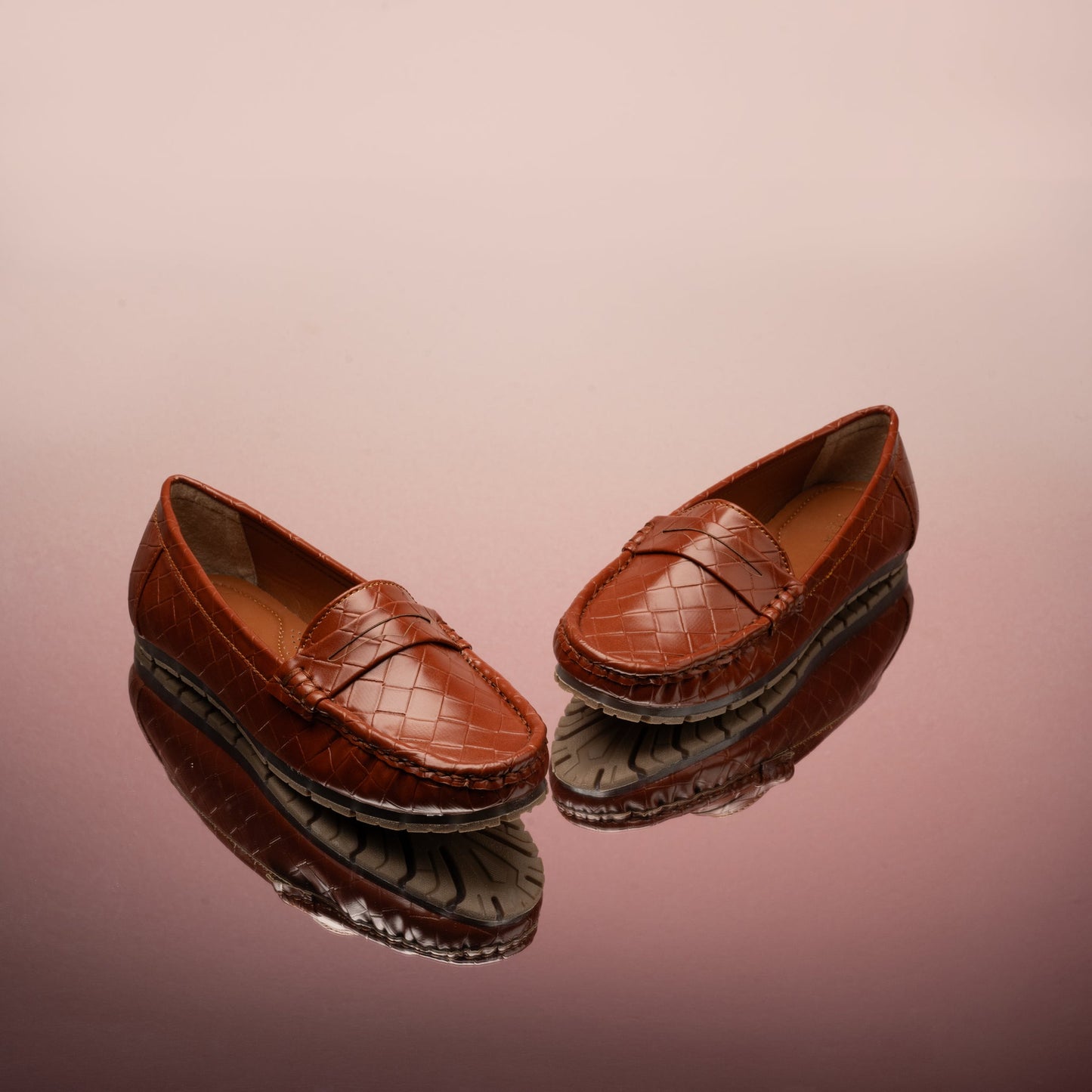 Gloria Textured Loafers